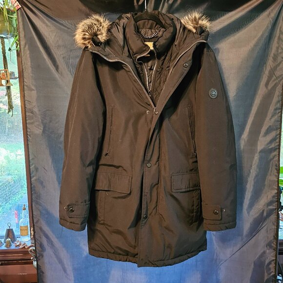 Michael Kors black warm winter jacket. Size M - Picture 1 of 11